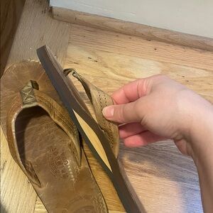 Weathered Rainbow style Sandals